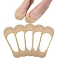 thumbnail image 1 of Ultra Low Cut Liner Socks Women No Show Non Slip Hidden Invisible for Flats Boat Summer 5 Pairs, 1 of 6