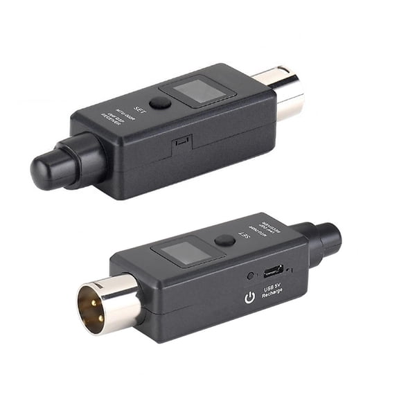 Ultra-Low Latency Wireless Microphone System with 3.5-5 Hour Battery Life for Live Performances and Presentations
