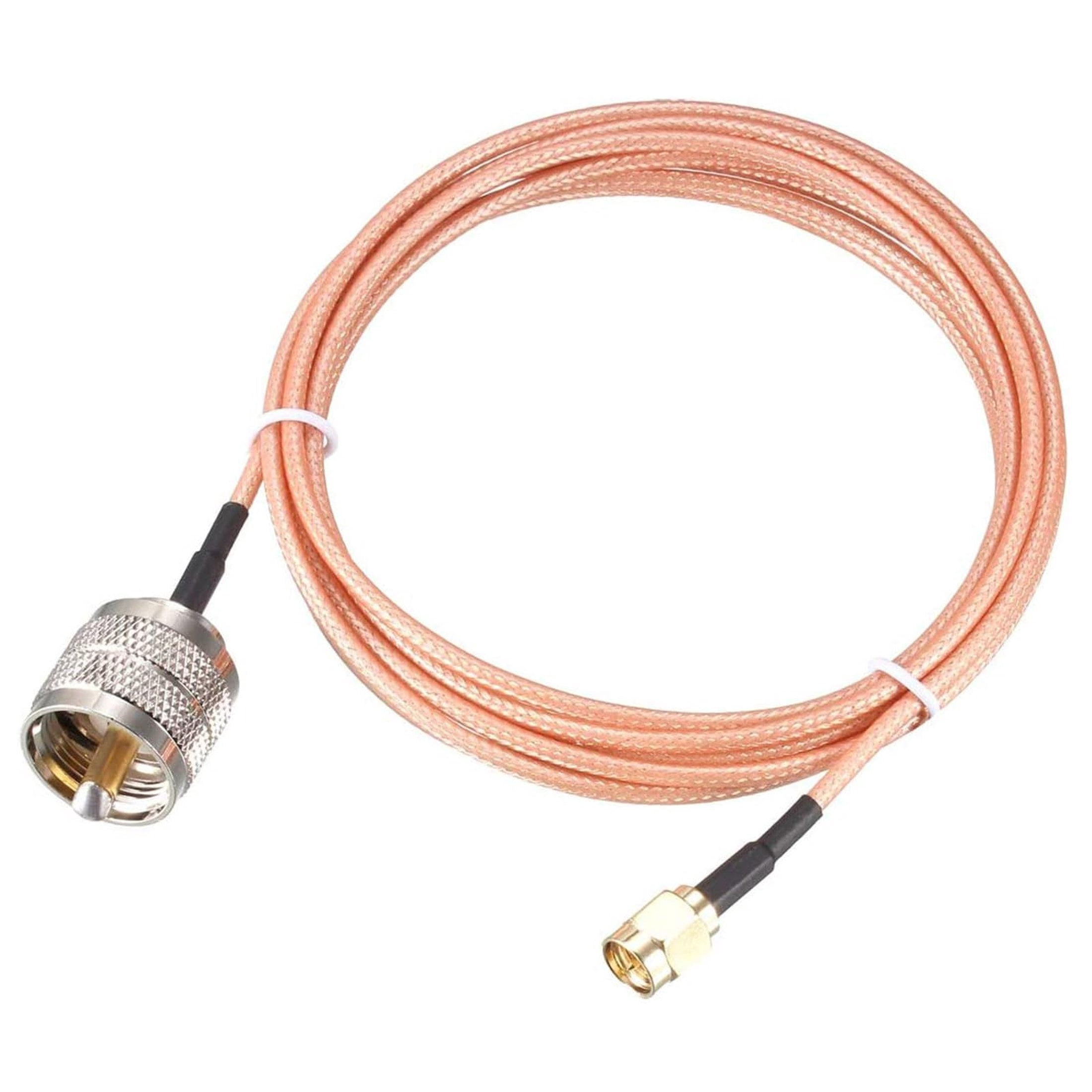 Ultra Low Loss Coaxial Cable RG316 with UHF PL259 to SMA Connectors 10