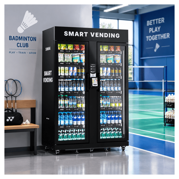 Ultra M1100 Commercial Touchscreen Vending Machine for Business, Daily Necessities Commercial Display Cabinet for Hotel, School, Hospital, Gym, Bar, Community