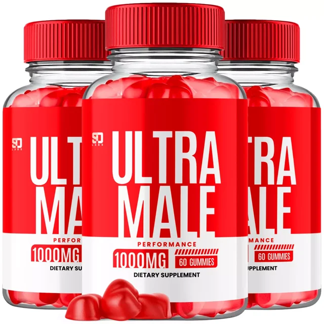 Ultra Male Advanced Gummies Enhance Vitality and Performance (3 Pack)