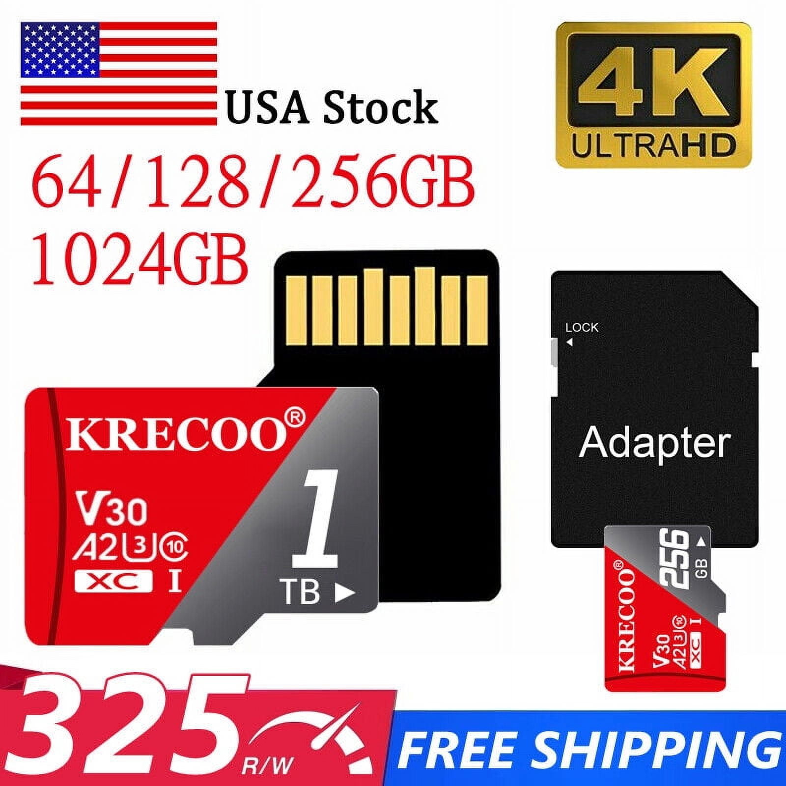 Cba Memory Ultra Micro SD Memory Card 1024GB Class10 U3 Flash TF Card for Dash Cam ...