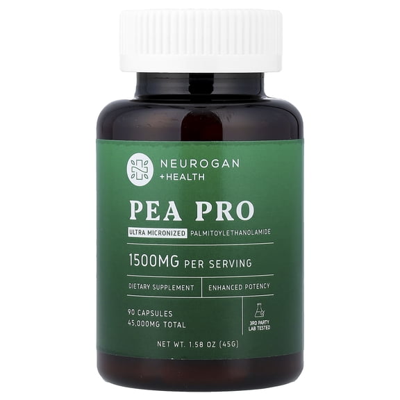 Ultra Micronized Palmitoylethanolamide (PEA) Supplement - 1500 MG Per Serving - Highly Purified & Bioavailable - 90 Capsules - Natural Discomfort Support for Men and Women