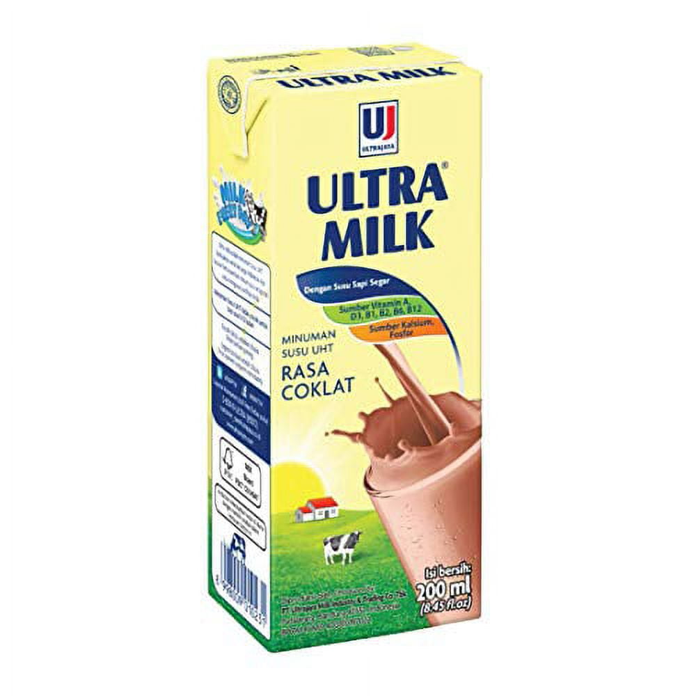 Ultra Milk Chocolate Flavored Milk, 6.76 oz, Pack of 24 UHT Shelf