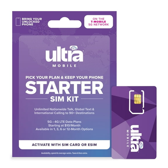 Ultra Mobile Starter SIM Kit