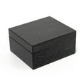 thumbnail image 1 of Ultra-Modern 18 Note Hi Gloss Black Apricot Finish Jewelry Box - Over 400 Song Choices - Lullaby, Mozart, 1 of 2