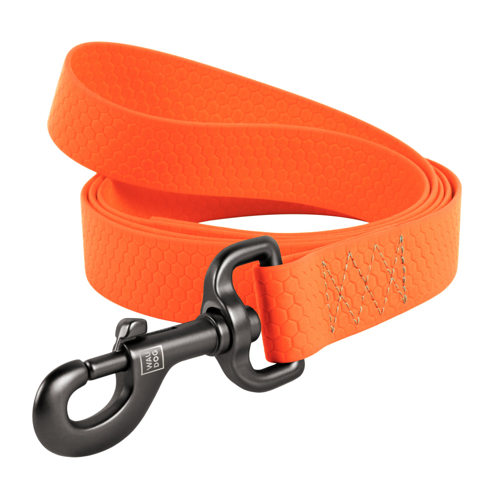 Ultra-Modern Waterproof Dog Leash | Anti-Slip Dog Leash for Large, Small and Medium Dogs | Strong and Durable Leash with Water & Dirt-Resistant | Great for Hiking, Training and Swimming - Orange