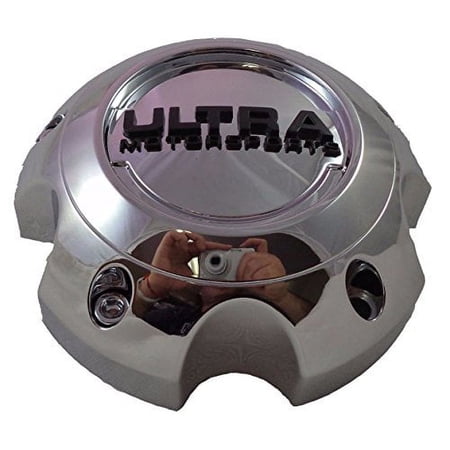 Ultra Motorsports 5 LUG Chrome Wheel Center Cap Set of 4 Pn: 89-9756