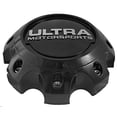 thumbnail image 1 of Ultra Motorsports 6 Lug Gloss Black Wheel Center Cap (Qty 4) Pn: 89-9765BK, 1 of 1