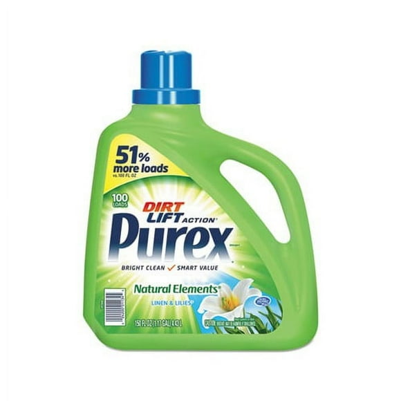 Ultra Natural Elements HE Liquid Detergent Linen and Lilies, 150 oz Bottle