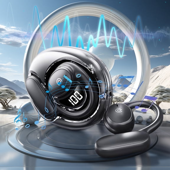 Ultra Open Earbuds, Immersive Audio Open Ear Earbuds, Clip on Earbuds for Comfort, Running Earbuds with OpenAudio for Awareness, Up to 48 Hours of Battery Life, Diamond - 60th Anniversary Edition