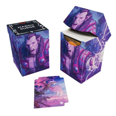 Ultra PRO Tarkir Dragonstorm Zurgo Stormrender / Neriv, Crackling Vanguard (Mardu Surge Commander Deck) 100+ DECK BOX® for Magic: The Gathering