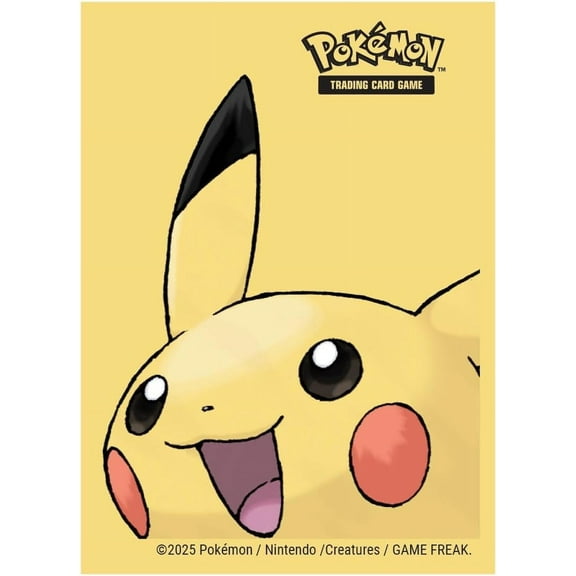 Ultra PRO - 2025 Pikachu Edition 65ct. Deck Protector Sleeves for Pokmon Cards & Standard Size Cards, Protect Your Gaming Cards and Collectible Cards