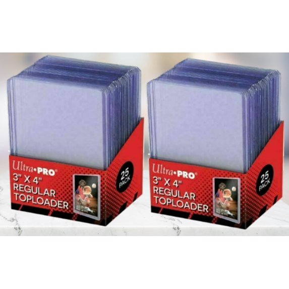 Ultra PRO 3x4 inch Regular Toploader - 50 Pack