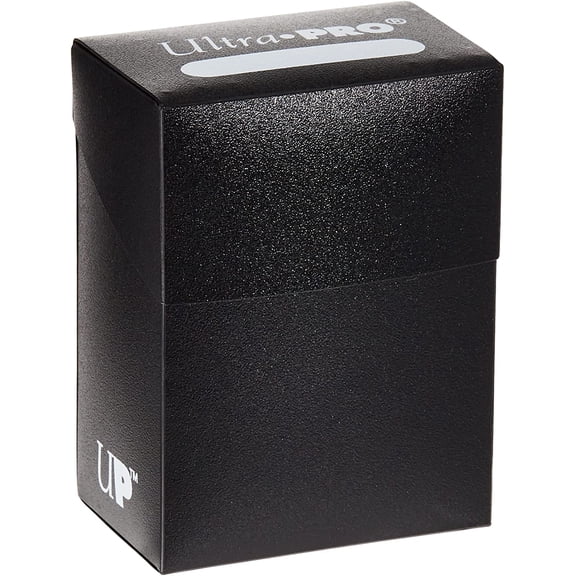 UltraPRO 50 Card Deck Box - Black - with clear inserts