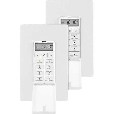 Ultra PRO Digital Override Button Timer, Switch Plate