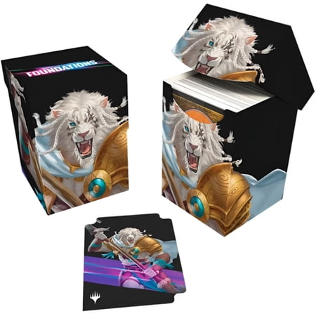 Ultra PRO Foundations Ajani 100+ Deck Box Light for Magic: The Gathering