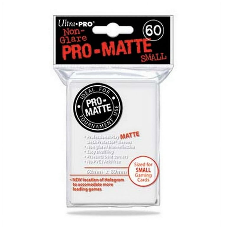 Ultra Pro 60 Matte White Deck Protector Sleeves (Small)