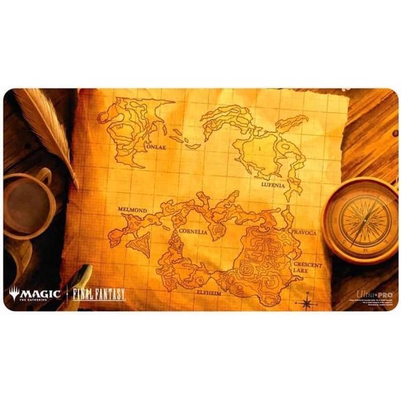 Ultra PRO - Final Fantasy x Universes Beyond World Map Playmat for Magic: The Gathering | Card Game Playmat, Final Fantasy Collectibles, Desk Mat Mousepad