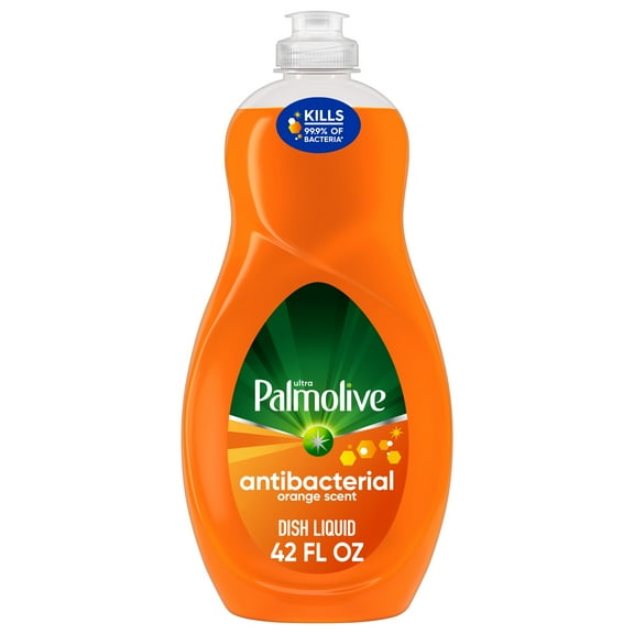 Palmolive Ultra Dish Liquid, Orange Scent, Mess-Free, Easy-Flip Cap, 42 fl oz Bottle