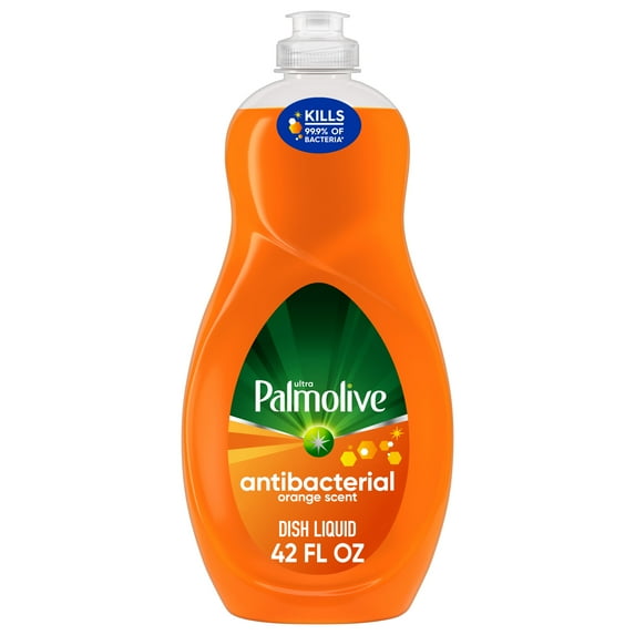 Palmolive Ultra Dish Liquid, Orange Scent, Mess-Free, Easy-Flip Cap, 42 fl oz Bottle