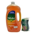 thumbnail image 1 of Ultra Palmolive Antibacterial Dishwashing Liquid Dish Soap Refill 102 Fl. Oz. Kills 99.9% of Bacteria, bundled with Heavy Duty Scotch Brite Sponge, 1 of 7