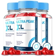 Ultra Peak XL Gummies, Advanced Formula, UltraPeakXL Supplement All Natural Formula, Maximum Strength 3 Pack