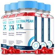 Ultra Peak XL Gummies, Advanced Formula, UltraPeakXL Supplement All Natural Formula, Maximum Strength 5 Pack