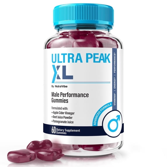 Ultra Peak XL – Gummies with a Natural Daily Blend for Energy & Wellness | Great-Tasting, Easy-to-Chew Gummies (60 Gummies)