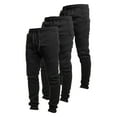 thumbnail image 1 of Ultra Performance Pack of 3 Fleece Active Tech Joggers for Men, Mens Sweatpants with Zipper Pockets, 1 of 7