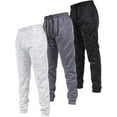 thumbnail image 1 of Ultra Performance 3 Pack Joggers for Men, Mens Athletic Sweatpants with Pockets for Men, 1 of 7