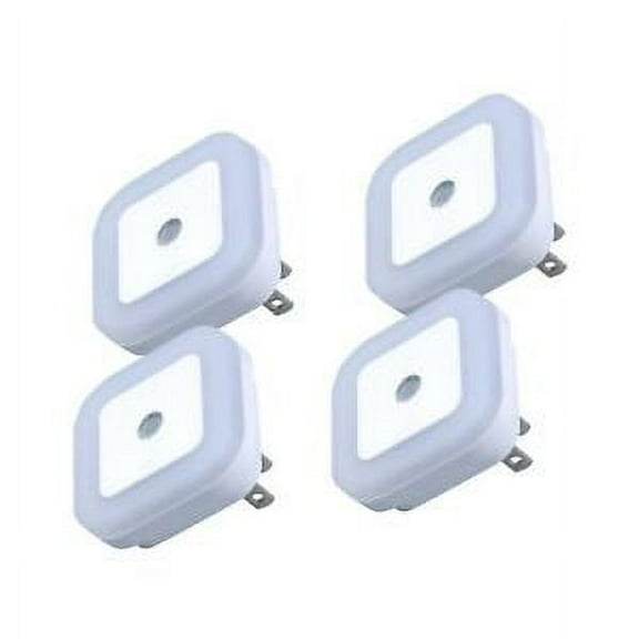 Ultra Performance 4 Pack Plug in LED Night Lights with Dusk to Dawn Sensor