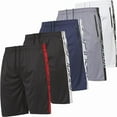 thumbnail image 1 of Ultra Performance Mens 5 Pack Athletic Running Shorts, Basketball Gym Workout Shorts for Men with Zippered Pockets, 1 of 6