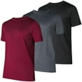 thumbnail image 1 of Ultra Performance Mens Workout Shirts - 3 Pack Dri-Fit Gym T-Shirts, Athletic Tees for Men, Multipack Training Tops, Perfect for Fitness & Exercise., 1 of 7