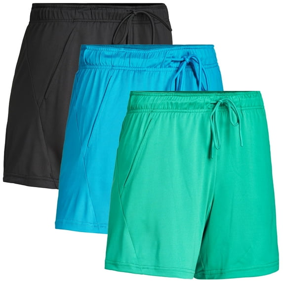 Ultra Performance Womens Dry Fit Athletic Running Shorts 3 Pack Women's Workout Gym Short's, Casual Lounge Beach Short for Women