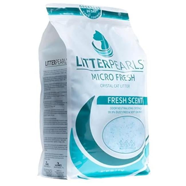 Ultra Pet 7 lbs Pearls Micro Fresh Scented Non Clumping Crystal Cat Litter Walmart