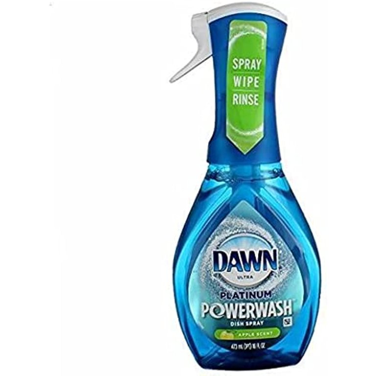 Dawn Ultra Platinum Powerwash Dish Spray Refill, Apple Scent, 16oz (2 Pack)