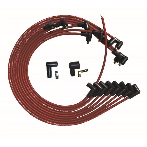 Moroso Ultra Plug Wire Set SBC Under V/C Red
