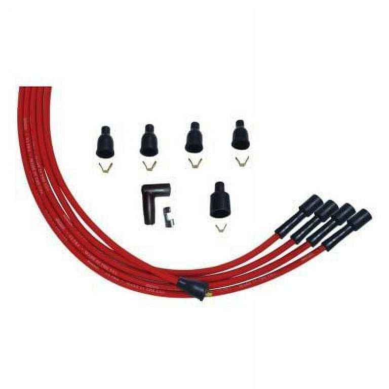Moroso Ultra Plug Wire Set Universal 4-Cyl Red Moroso Ultra Plug Wire Set Universal 4-Cyl Red