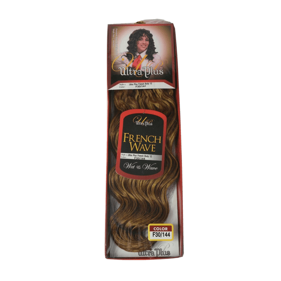 Ultra Plus French Wave Body Human Hair Extention 12" color F30/144