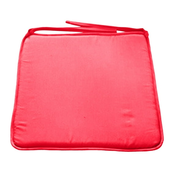 Ultra-Plush 16X16 Inch Seat Cushion for Office Chair, Car, Floor & Tatami – High-Density Foam Pad , Machine Washable Cover, Supportive Comfort for Desk, Sofa, Wheelchair Or Meditation Use(Red 5Cm)