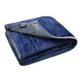 thumbnail image 1 of Ultra Plush Pine & River Minky Weighted Blanket (60"x80", 15 lb) in Blue and Grey, 1 of 8