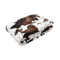 thumbnail image 1 of Ultra Plush Pine & River Minky Weighted Blanket (60"x80", 15 lb) in Cow Print, 1 of 9