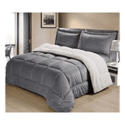 Ultra-Plush Sherpa Comforter & Shams