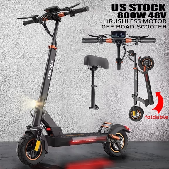 Ultra-Portable 800W Electric Scooter, 28MPH Speed, 21-26 Miles, Quick Fold, Perfect for Urban Commuting