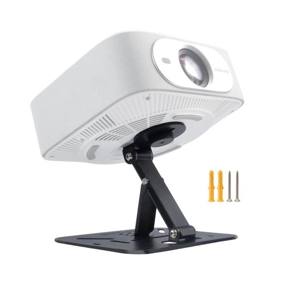 Ultra-Portable Projector Mount 5kg Capacity Slip-Proof Base Quick-Adjust Design For Travel Desktop