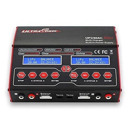 Ultra Power Technology - UP240 AC DUO 240 W Dual Port Multi-Chemistry AC/DC Charger