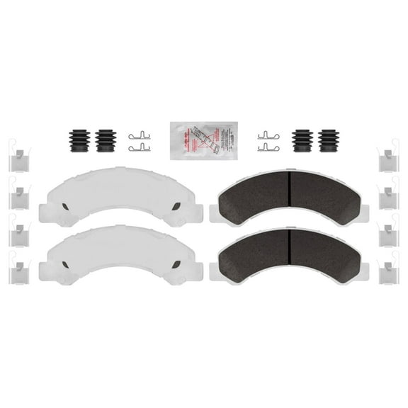 Ultra Premium Fleet Front Galvanized HD Disc Brake Pads Canadian Made 97-18 NPR