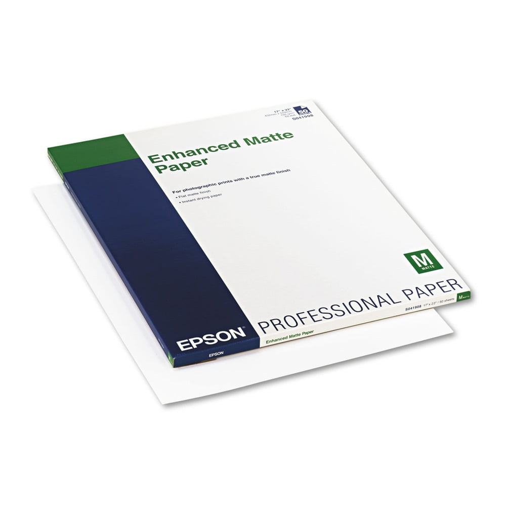 Ultra Premium Matte Presentation Paper, 10 mil, 17 x 22, Matte White, 50/Pack Ultra Premium Matte Presentation Paper, 10 mil, 17 x 22, Matte White, 50/Pack