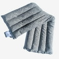 thumbnail image 1 of Hot Cold Therapy, Organic Flaxseed and Cherry Pit Filler Microwavable Heating Pad, Large, Grey, 1 of 5